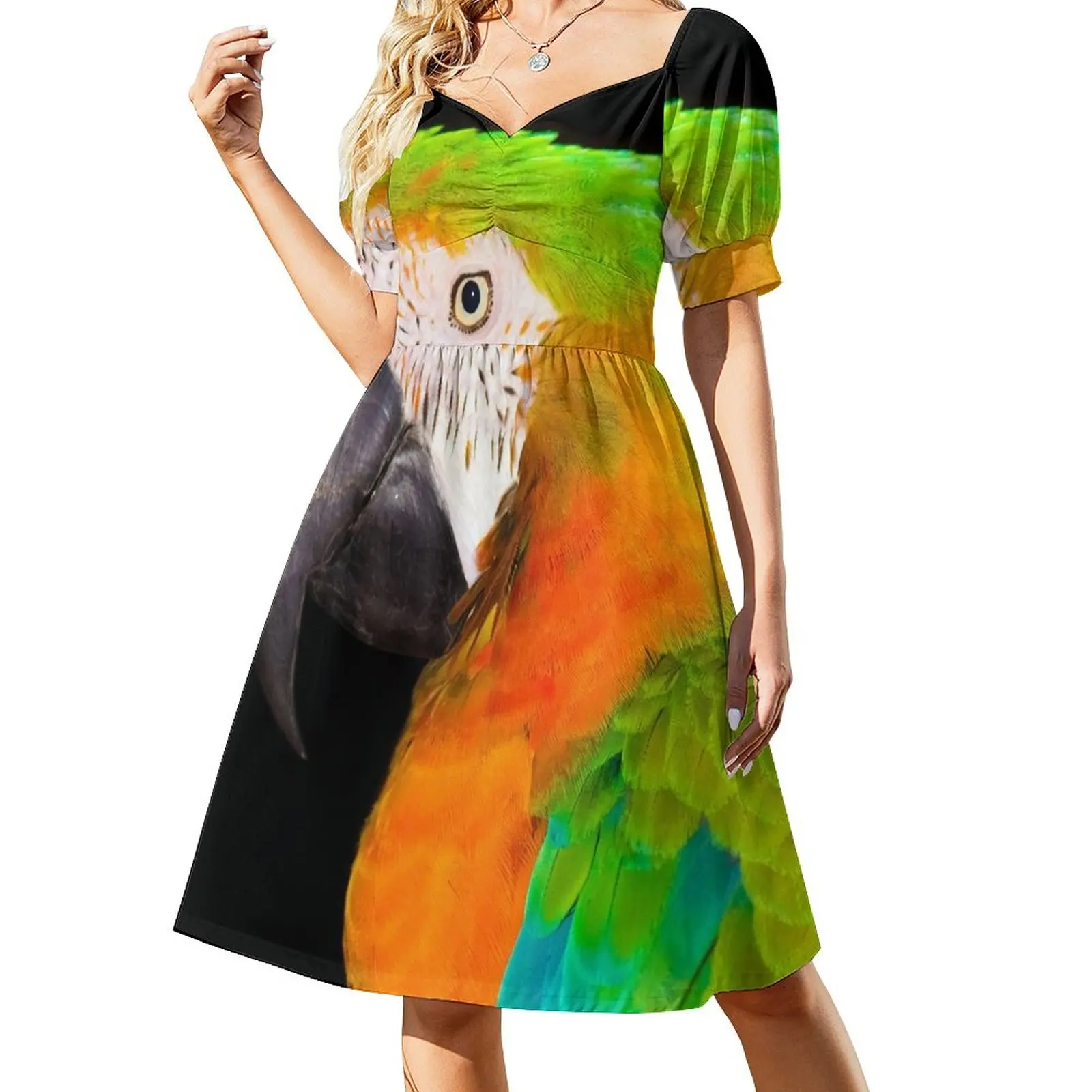 Платье без рукавов в виде попугая, женское платье, элегантные женские комплекты, платье на день рождения для женщин
Платье без рукавов в виде попугая, женское платье, элегантные женские комплекты, платье на день рождения для женщин