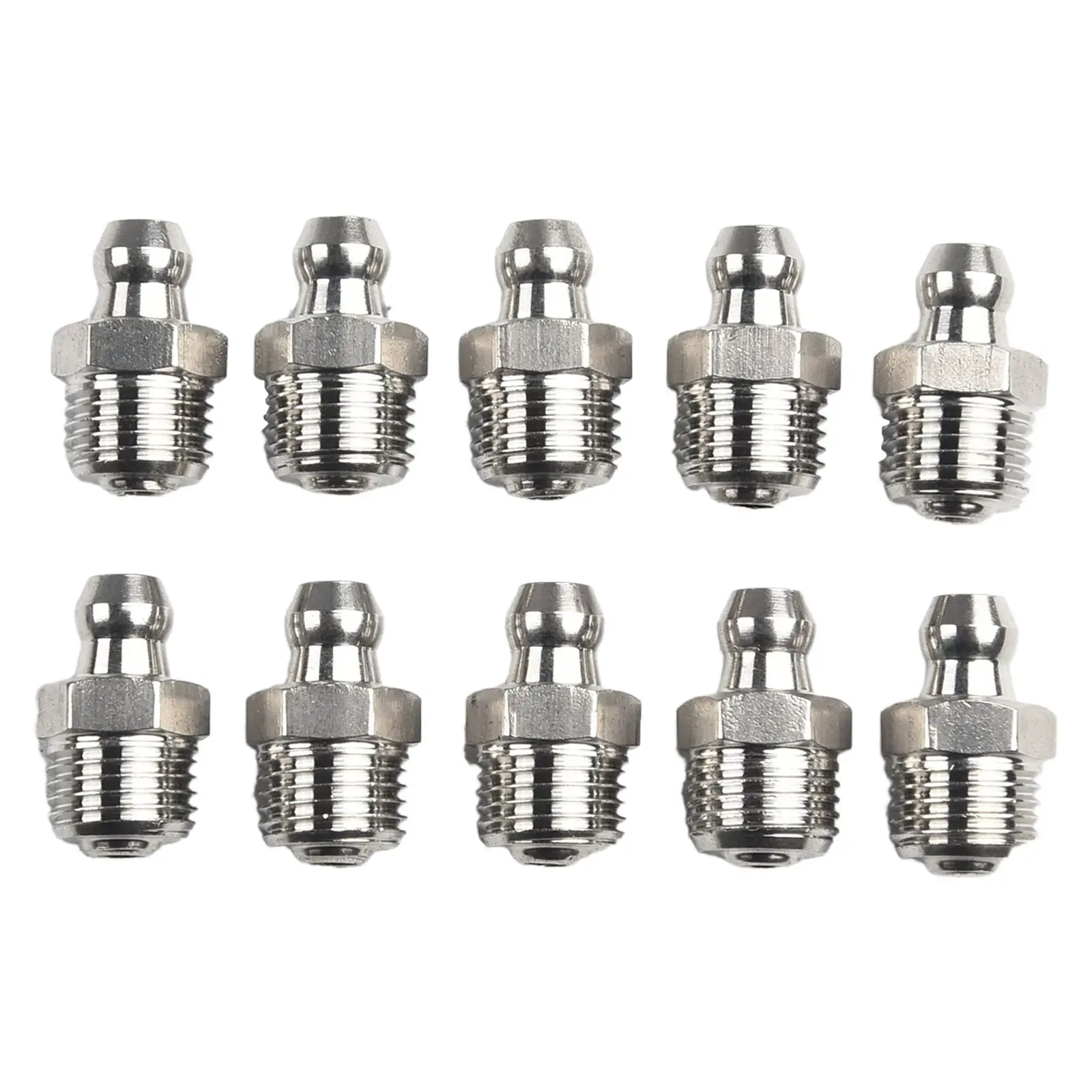 10pcs 201 Stainless Steel Straight Hydraulic Grease Fitting 1/8-28inch Thread For Mechanical Equipment Applications
10pcs 201 Stainless Steel Straight Hydraulic Grease Fitting 1/8-28inch Thread For Mechanical Equipment Applications
