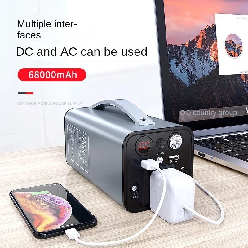 Outdoor mobile power supply 220v, large capacity, high-power, emergency portable car mounted stall camping with socket
Outdoor mobile power supply 220v, large capacity, high-power, emergency portable car mounted stall camping with socket