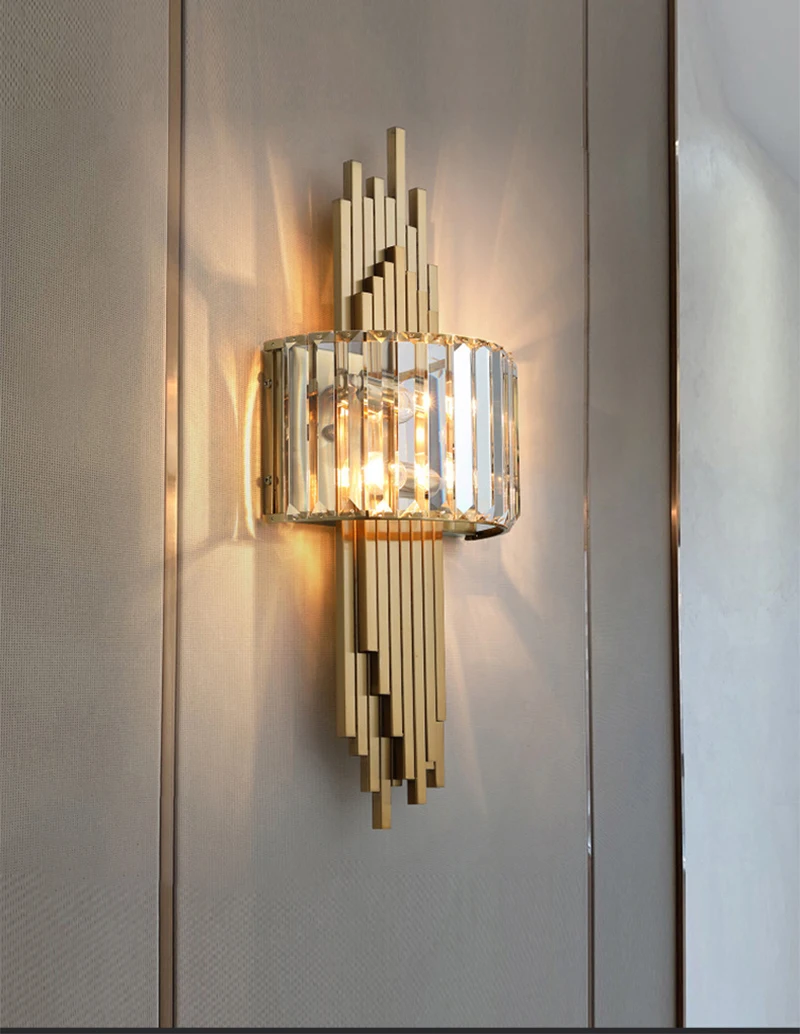 Light Luxury LED Wall Lamp Crystal Modern Wall Light Gold Nordic Wall Sconce Indoor Lighting Home Decor Living Room Bedroom Light Luxury LED Wall Lamp Crystal Modern Wall Light Gold Nordic Wall Sconce Indoor Lighting Home Decor Living Room Bedroom