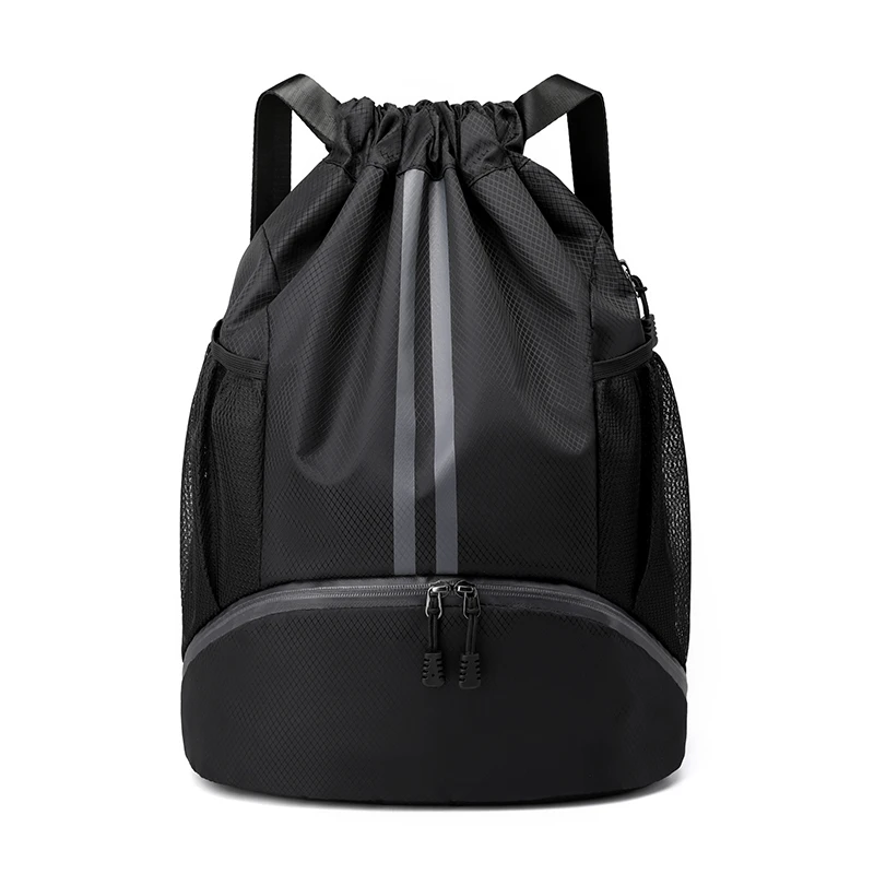 Outdoor Sports Bags for Men Women Sports Drawstring Backpack Large Capacity Gym Bag with Shoes Compartment and Wet Proof Pocket
Outdoor Sports Bags for Men Women Sports Drawstring Backpack Large Capacity Gym Bag with Shoes Compartment and Wet Proof Pocket