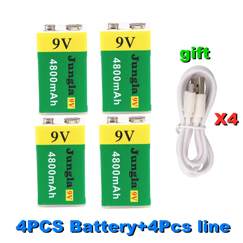 Free ShippingBatterie Lithium-ion Rechargeable Haute Capacité USB 9V 4800mAh, Pour Télécommande De Jouet, Livraison Directe
Free ShippingBatterie Lithium-ion Rechargeable Haute Capacité USB 9V 4800mAh, Pour Télécommande De Jouet, Livraison Directe