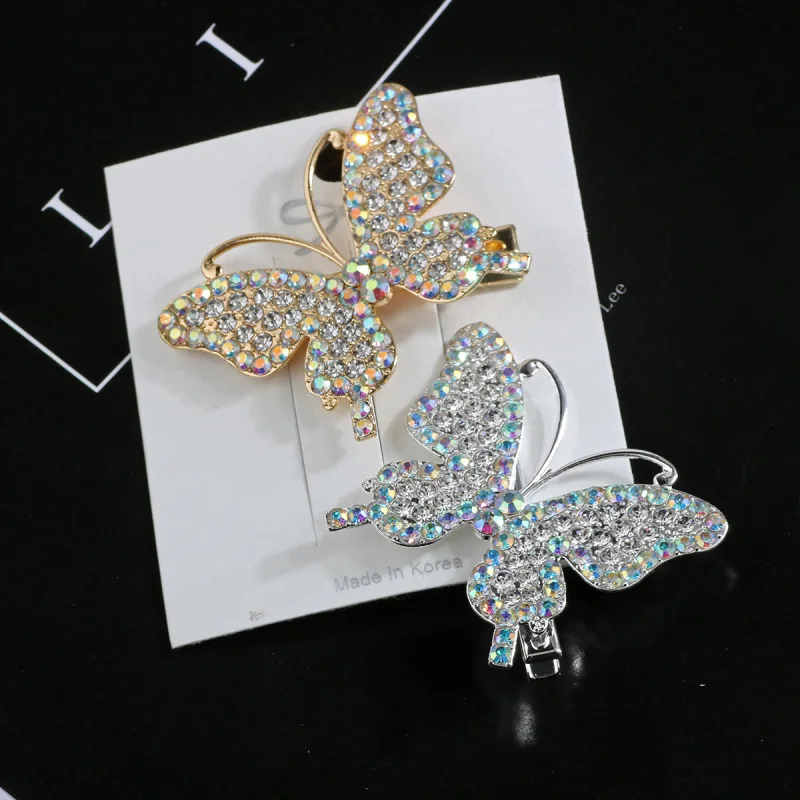 Festive Butterfly Rhinestone Hairpin Ins Female Duckbill Clip Top Clip Hairpin Cartoon Anime Hair Accessories
Festive Butterfly Rhinestone Hairpin Ins Female Duckbill Clip Top Clip Hairpin Cartoon Anime Hair Accessories