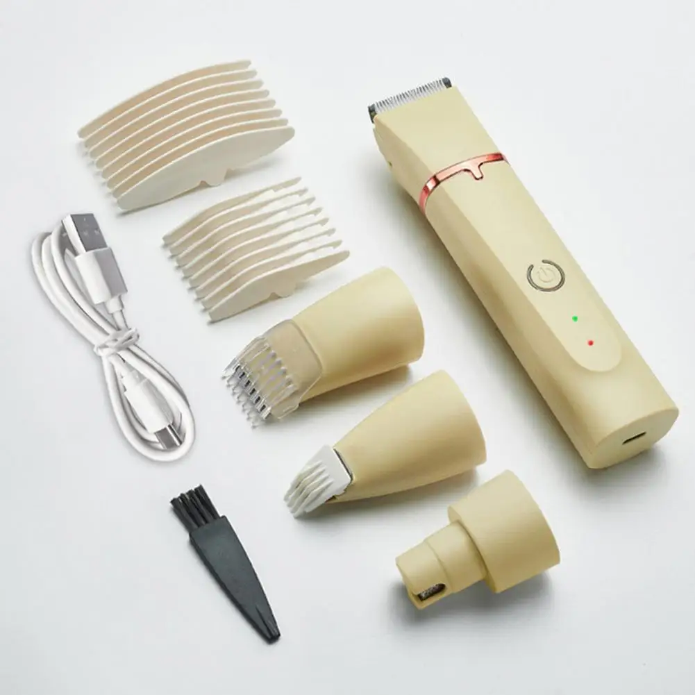 Multi-cutter Head Pet Trimmer Silent Low-noise Electric Pet Grooming Kit with Multi-cutter Head Nail Sharpener for Dogs Cats
Multi-cutter Head Pet Trimmer Silent Low-noise Electric Pet Grooming Kit with Multi-cutter Head Nail Sharpener for Dogs Cats