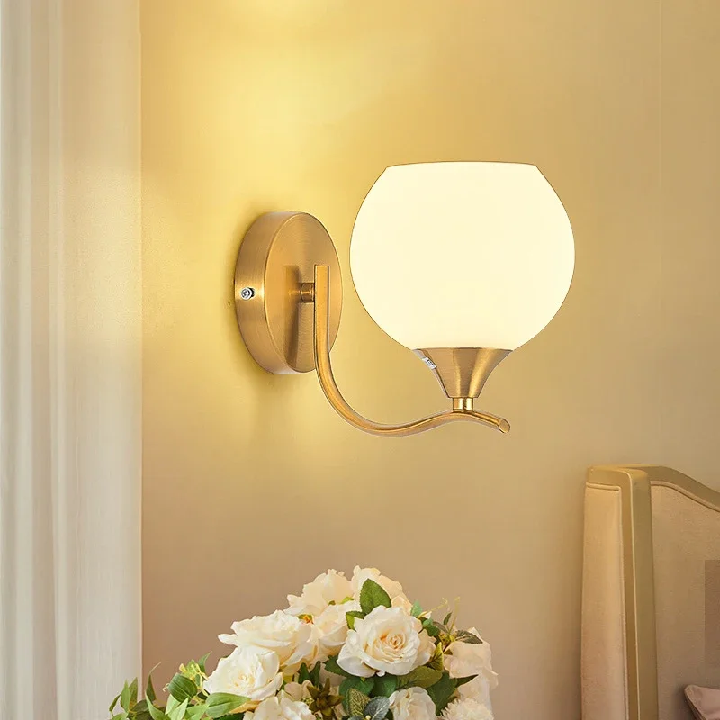 American style double head creative wall lamp modern light luxury bedroom bedside lamp living room background wall LED lighting
American style double head creative wall lamp modern light luxury bedroom bedside lamp living room background wall LED lighting