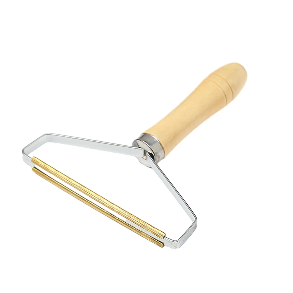 Durable Stainless Steel Lint Remover Hand Operated Provides Smoothing Function for Fabrics Includes Wooden Handle
Durable Stainless Steel Lint Remover Hand Operated Provides Smoothing Function for Fabrics Includes Wooden Handle