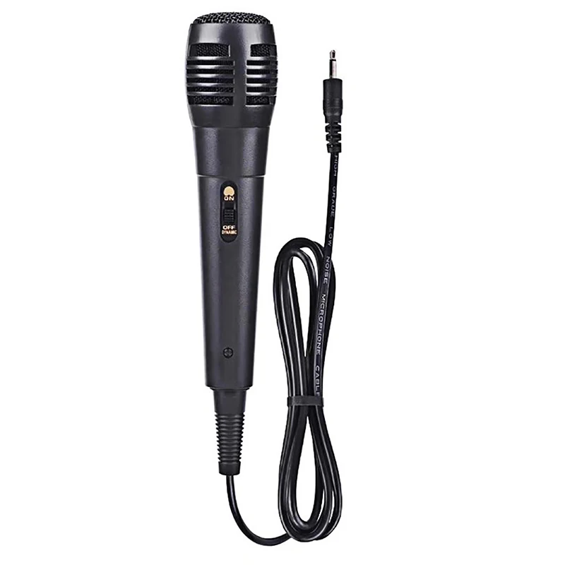 

Professional Wired Dynamic Microphone Vocal Mic for Karaoke Recording 6.35mm /3.5mm Voice Tube