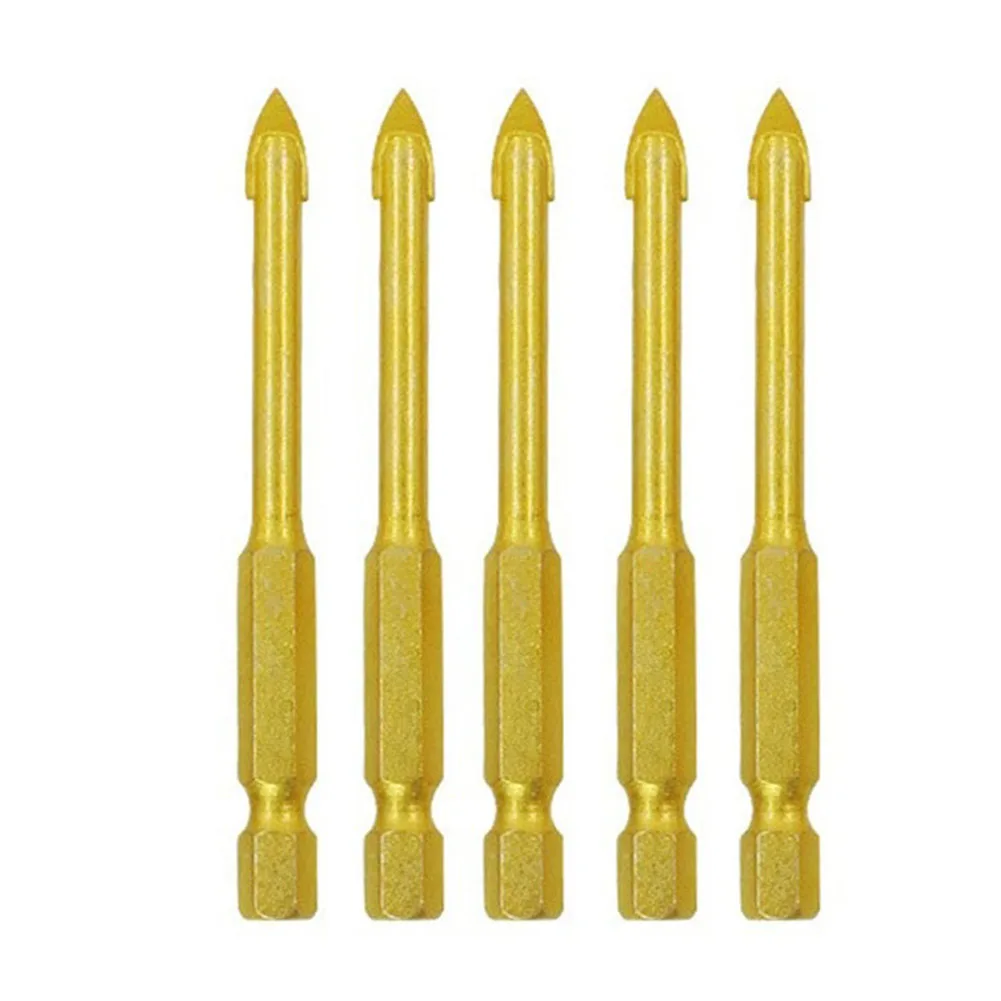 High performance Glass Drill Bit Set 5pcs 6mm Hex Shank Ideal for Drilling For Marble Porcelain Plastic and Wood
High performance Glass Drill Bit Set 5pcs 6mm Hex Shank Ideal for Drilling For Marble Porcelain Plastic and Wood