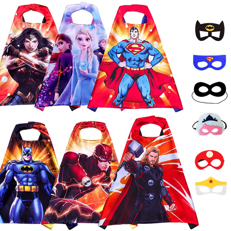 6pcs Anime The Avengers Superhero Cloak Set Children Christmas Carnival Party Cosplay Dress
6pcs Anime The Avengers Superhero Cloak Set Children Christmas Carnival Party Cosplay Dress