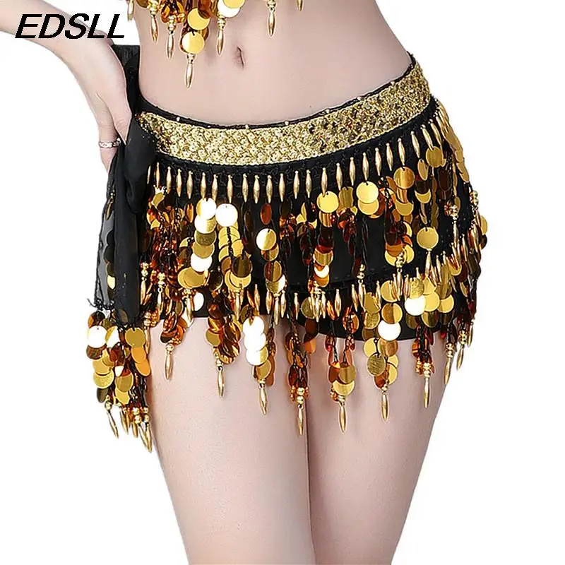 Belly Dance Waist Practice Sequin Hip Scarf Latin Dance Tassel Waist Chain Stage Costume Shiny Lace Performance Waist Scarf
Belly Dance Waist Practice Sequin Hip Scarf Latin Dance Tassel Waist Chain Stage Costume Shiny Lace Performance Waist Scarf