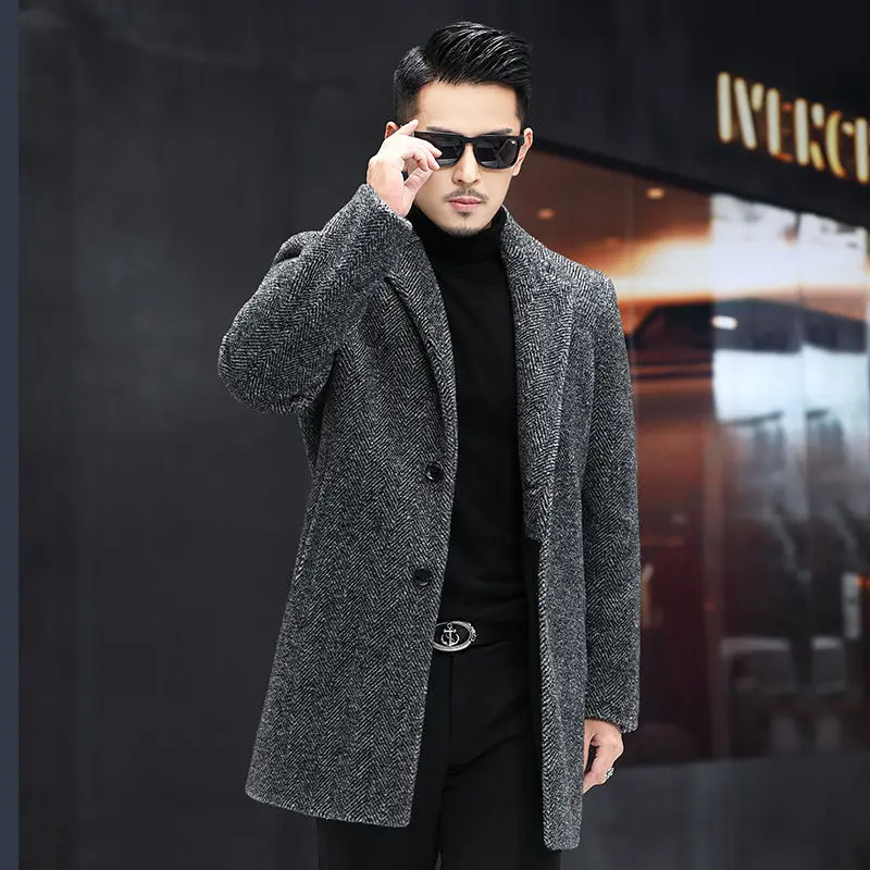 2023 Men Winter Fashion Thicken Warm Loose Jackets Men's Long Genuine Wool Fur Coats Male New Single Breasted Overcoats I526
2023 Men Winter Fashion Thicken Warm Loose Jackets Men's Long Genuine Wool Fur Coats Male New Single Breasted Overcoats I526