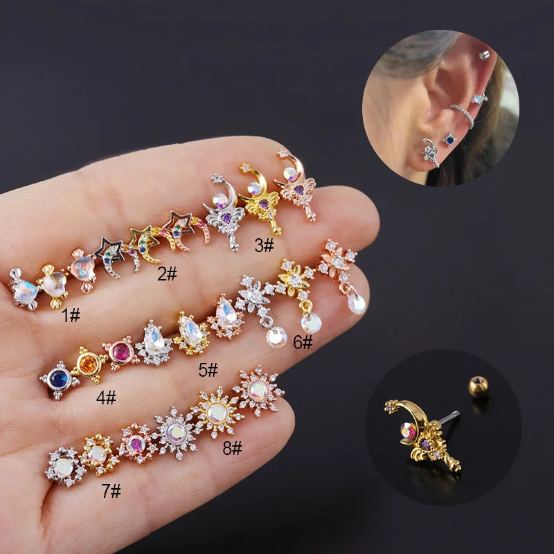 1Pcs Piercing Earrings for Women Earrings 2022 Trend Jewelry Stainless Steel Anime Magic Wand Moon Stud Girl Earrings
1Pcs Piercing Earrings for Women Earrings 2022 Trend Jewelry Stainless Steel Anime Magic Wand Moon Stud Girl Earrings