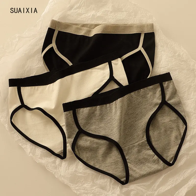 Underwear Women's Pure Cotton New Student Girl Mid-waist Breathable Graphene Bottom Crotch Plain Weave Briefs
Underwear Women's Pure Cotton New Student Girl Mid-waist Breathable Graphene Bottom Crotch Plain Weave Briefs