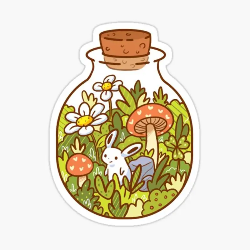 Bunny in a Bottle Sticker for Laptop Decor Bedroom Car Cute Cartoon Art Fashionable Public Suitcase
Bunny in a Bottle Sticker for Laptop Decor Bedroom Car Cute Cartoon Art Fashionable Public Suitcase