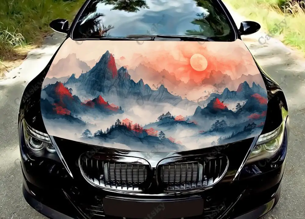 Abstract Mountain Painting Car Hood Vinyl Sticker Wrap Vinyl Film Engine Cover Decals Sticker Universal Car Hood Protective Film
Abstract Mountain Painting Car Hood Vinyl Sticker Wrap Vinyl Film Engine Cover Decals Sticker Universal Car Hood Protective Film
