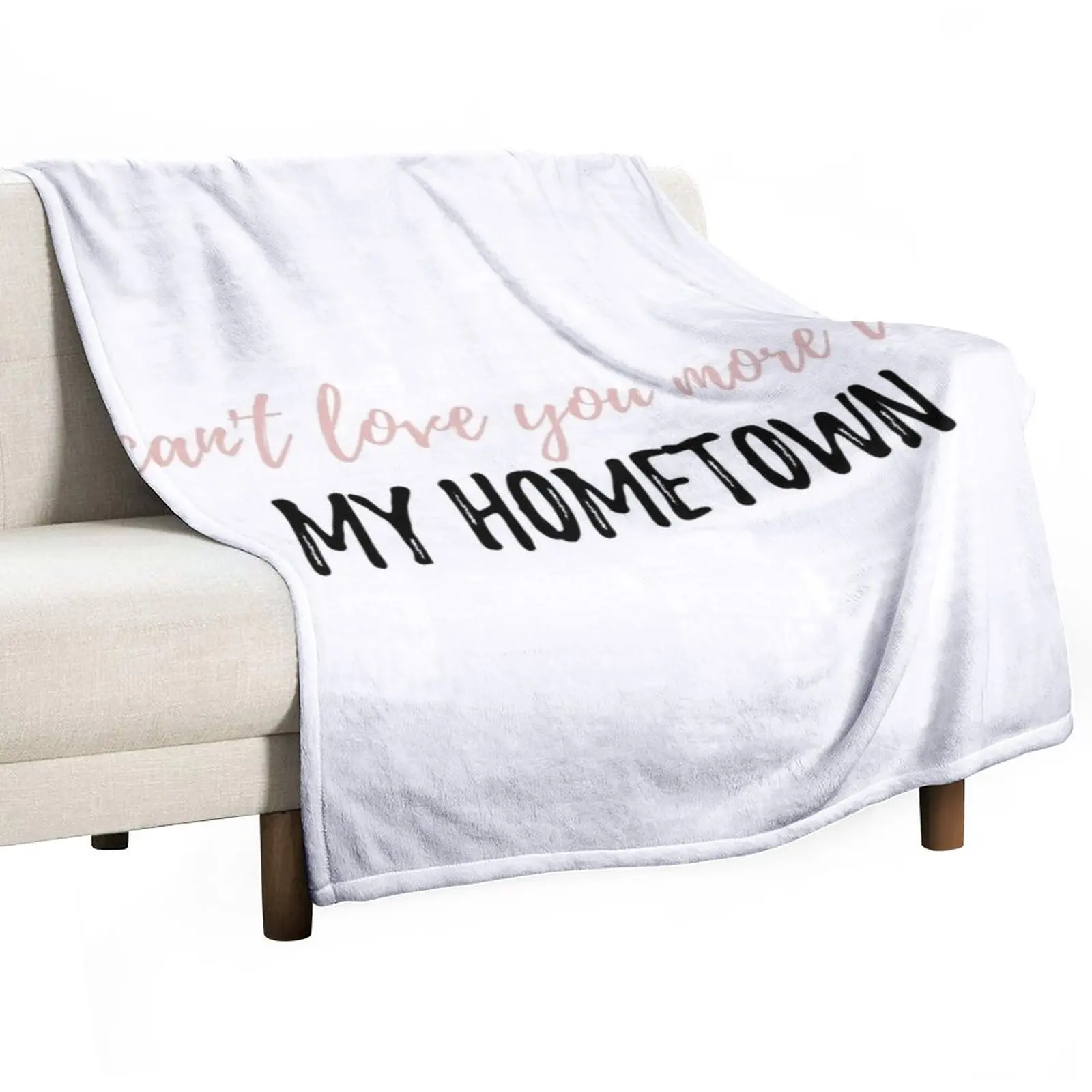 

I can't love you more than Throw Blanket Luxury Brand Blanket Vintage Blanket