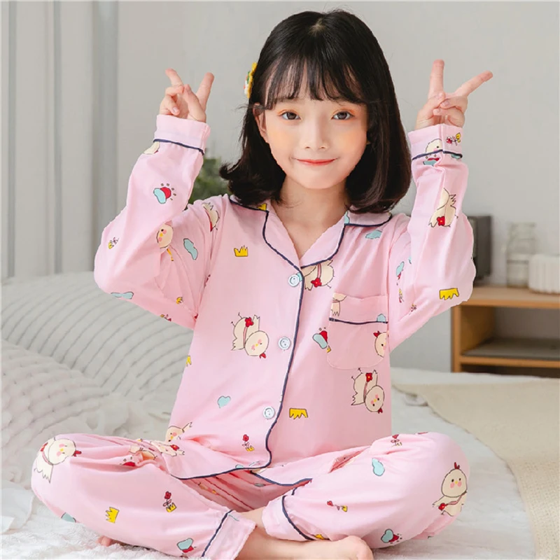 Kids Clothes Pajamas Set Boy Girl Spring Summer Print Cute Cotton Long Sleeve Loungewear Suit Clothes Children Fashion Sleepwear
Kids Clothes Pajamas Set Boy Girl Spring Summer Print Cute Cotton Long Sleeve Loungewear Suit Clothes Children Fashion Sleepwear