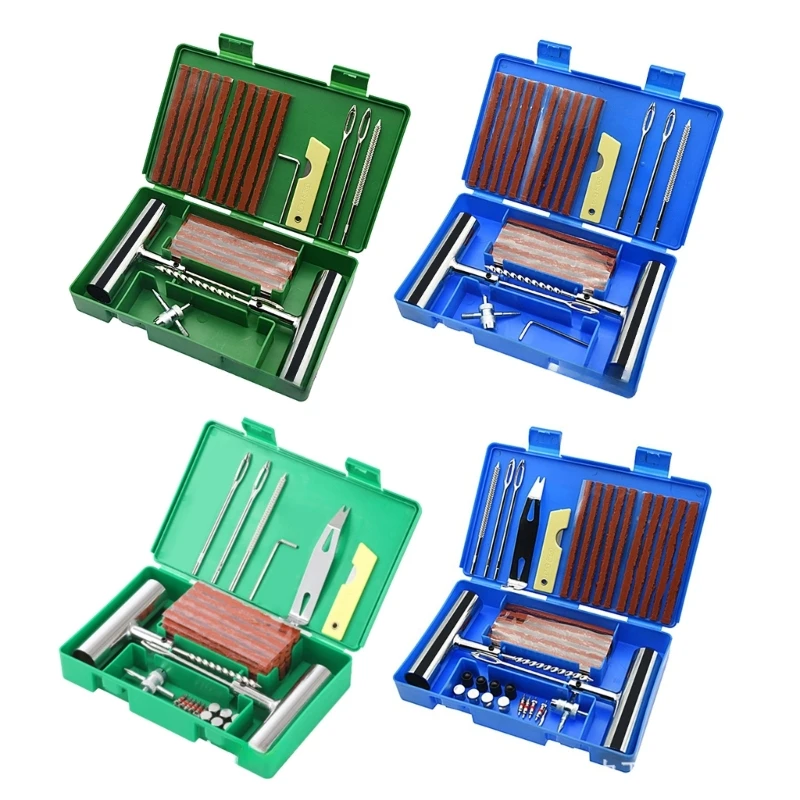 Comprehensive Auto Tire Repair set Auto Tire Puncture Repair set Tubeless Tyre Puncture Repair set with Storage Box
Comprehensive Auto Tire Repair set Auto Tire Puncture Repair set Tubeless Tyre Puncture Repair set with Storage Box