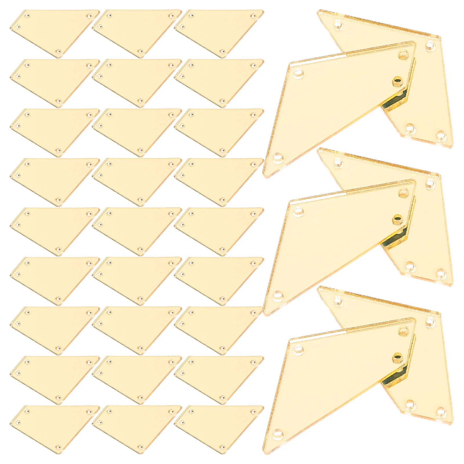 50 Pcs Acrylic Hand Sewing Drill on Applique Clothing Charms Rhinestones Mirrors Crafts
50 Pcs Acrylic Hand Sewing Drill on Applique Clothing Charms Rhinestones Mirrors Crafts