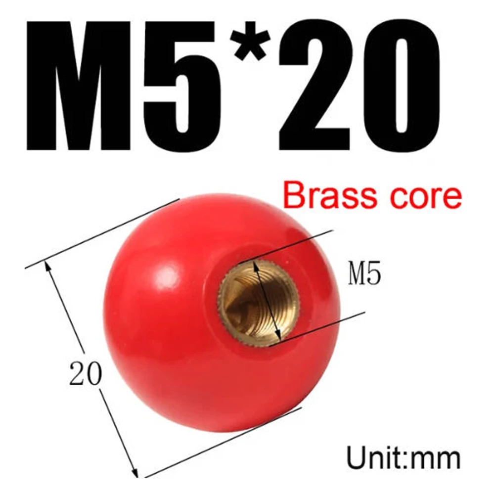 Machine Tool Handle Ball Nut Thread Plastic Clamping Ball Shaped Head Clamping Nuts Knob Accessories New Practical
Machine Tool Handle Ball Nut Thread Plastic Clamping Ball Shaped Head Clamping Nuts Knob Accessories New Practical