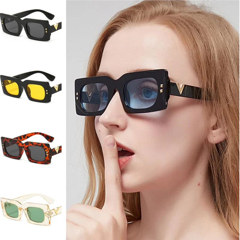 NEW Sunglasses Unisex Rice Nails Sun Glasses Rectangle Adumbral Anti-UV Spectacles Small Frame Eyeglasses Ornamental
NEW Sunglasses Unisex Rice Nails Sun Glasses Rectangle Adumbral Anti-UV Spectacles Small Frame Eyeglasses Ornamental