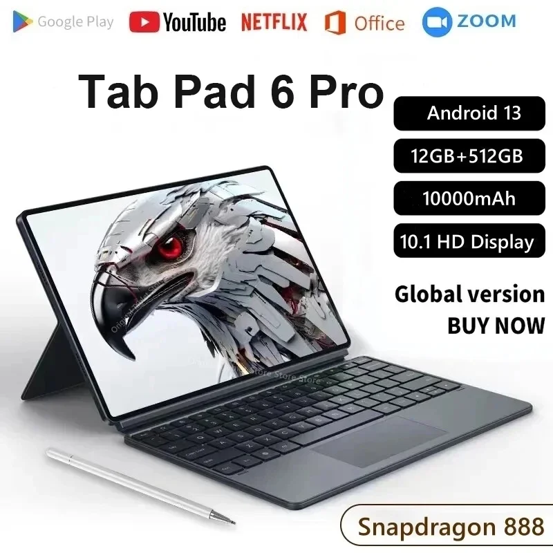 Планшет Pad 6 Pro на Android 2024, Snapdragon 888 восемь ядер, экран 512 дюйма, 12 Гб + 10,1 ГБ
Планшет Pad 6 Pro на Android 2024, Snapdragon 888 восемь ядер, экран 512 дюйма, 12 Гб + 10,1 ГБ