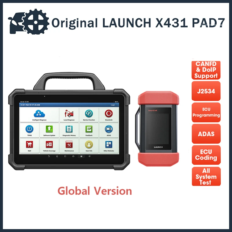 Диагностические инструменты LAUNCH X431 PAD 7 VII PAD7 PADVII, Автомобильный сканер Smartlink J2534, Автоматическая диагностика, онлайн Программирование ECU
Диагностические инструменты LAUNCH X431 PAD 7 VII PAD7 PADVII, Автомобильный сканер Smartlink J2534, Автоматическая диагностика, онлайн Программирование ECU