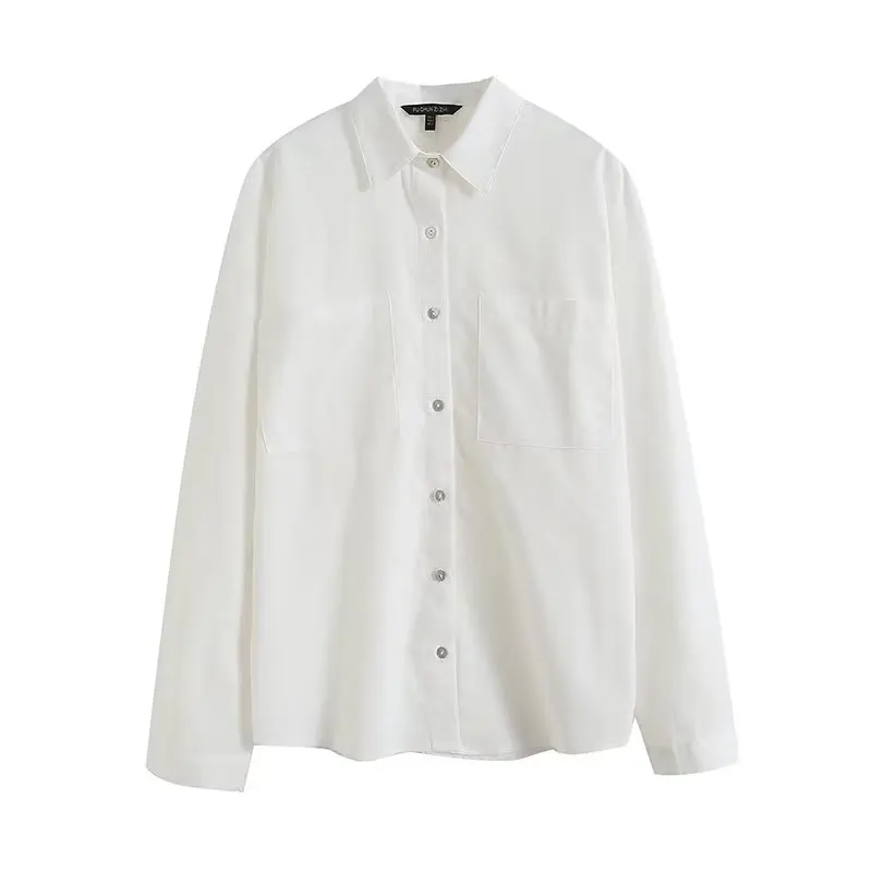 Women's 2023 Fashion Joker Casual Pocket Decoration Loose Version Long Blouses Retro Long Sleeve Button Blouses Chic Tops.
Women's 2023 Fashion Joker Casual Pocket Decoration Loose Version Long Blouses Retro Long Sleeve Button Blouses Chic Tops.