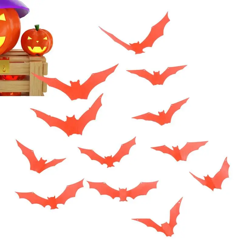 Bat Wall Decor Glow In Dark 3D Decoration DIY Stickers Halloween 12pcs Home Decor Wall Decal Bathroom Indoor Hallowmas Party
Bat Wall Decor Glow In Dark 3D Decoration DIY Stickers Halloween 12pcs Home Decor Wall Decal Bathroom Indoor Hallowmas Party