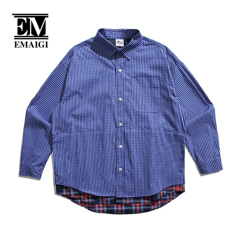 Cityboy Autumn New Shirt Men Japan Streetwear Fashion Loose Casual Splice Plaid Long Sleeve Oversize Shirts Male Outdoor Shirt
Cityboy Autumn New Shirt Men Japan Streetwear Fashion Loose Casual Splice Plaid Long Sleeve Oversize Shirts Male Outdoor Shirt