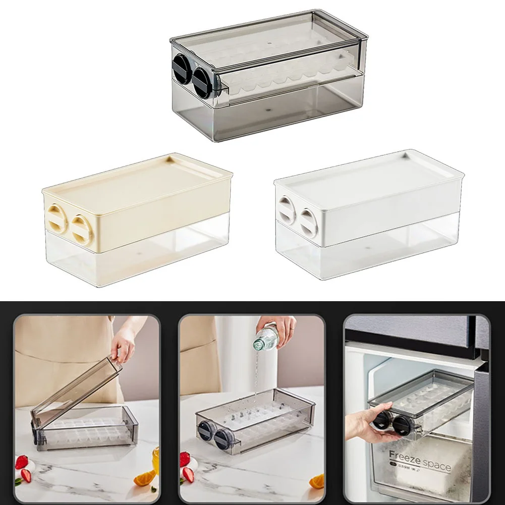 1pc Ice Cube Tray Mould Easy Release Large Capacity Ice Storagefor Beverages 15*28.8*19.2cm Kitchen Tools Accessories
1pc Ice Cube Tray Mould Easy Release Large Capacity Ice Storagefor Beverages 15*28.8*19.2cm Kitchen Tools Accessories