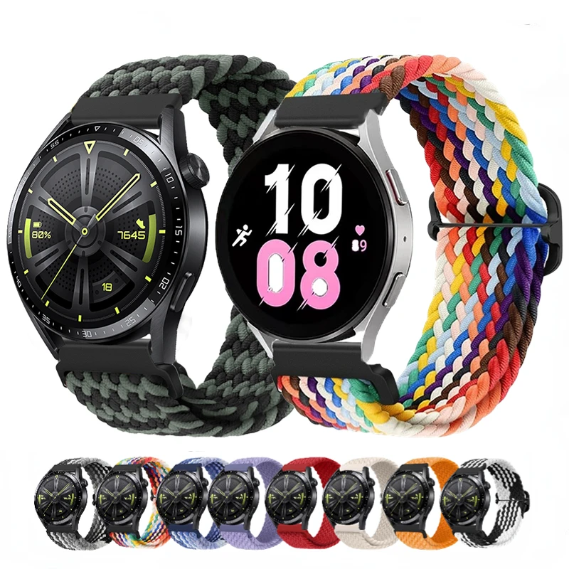 22mm 20mm Nylon Braided Loop Strap For Samsung Watch 5/4/3 Active 2 Huawei Watch GT Fabric Bracelet Belt For Amazfit GTR/Stratos
22mm 20mm Nylon Braided Loop Strap For Samsung Watch 5/4/3 Active 2 Huawei Watch GT Fabric Bracelet Belt For Amazfit GTR/Stratos