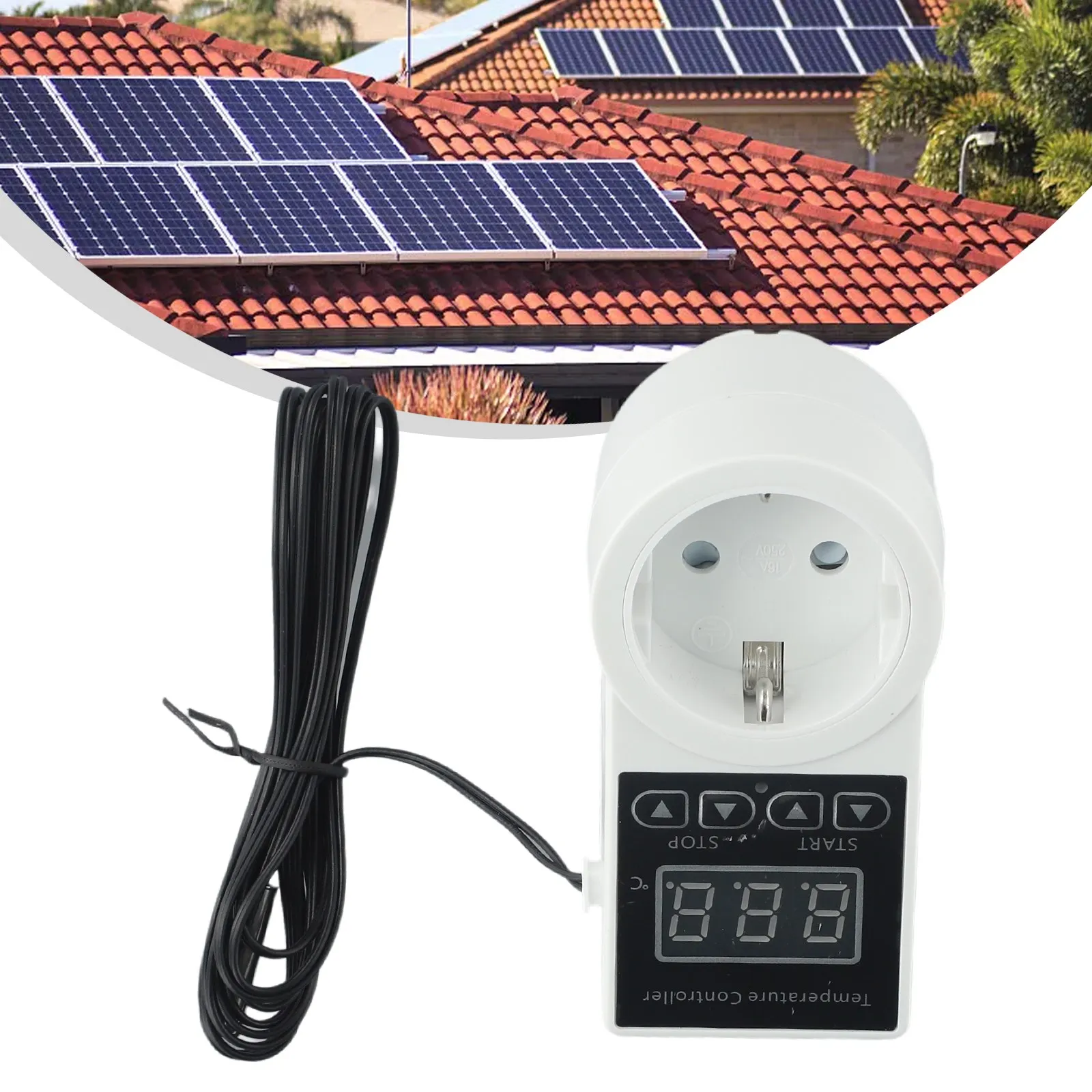 Temperature Switch Thermostat Sockets Digital EU Plug For Greenhouse Heating LCD Display Temperature Controller
Temperature Switch Thermostat Sockets Digital EU Plug For Greenhouse Heating LCD Display Temperature Controller