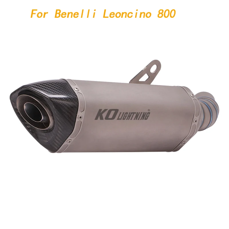 Slip On Motorcycle Mid Connect Pipe And Exhaust Muffler Titanium Alloy Exhaust System For Benelli Leoncino 800
Slip On Motorcycle Mid Connect Pipe And Exhaust Muffler Titanium Alloy Exhaust System For Benelli Leoncino 800