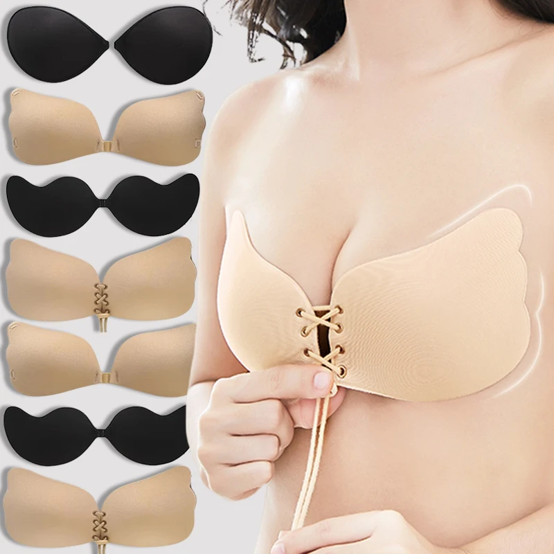 Sexy Invisible Strapless Adhesive Stick Bra Strapless Push Up Bras Women Backless Lingerie Seamless Silicone Bralette Underwear
Sexy Invisible Strapless Adhesive Stick Bra Strapless Push Up Bras Women Backless Lingerie Seamless Silicone Bralette Underwear