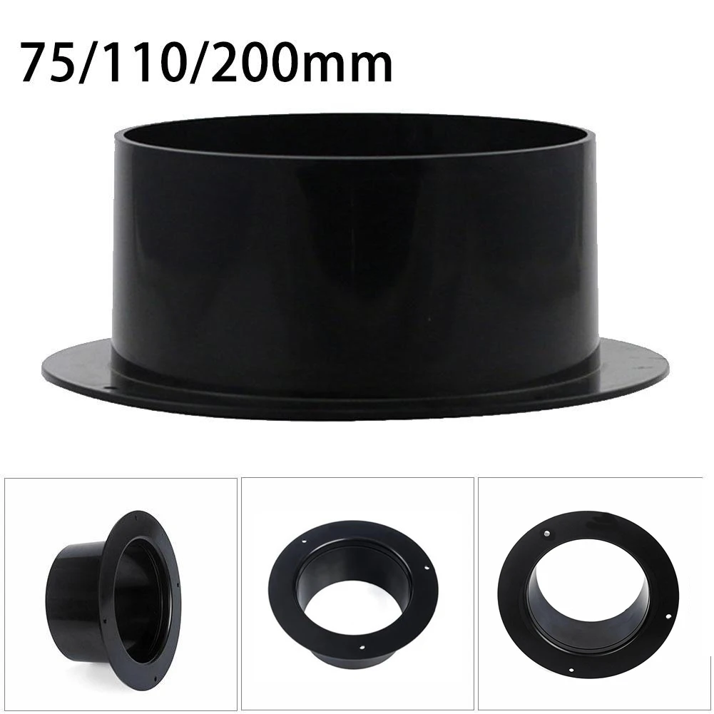 Straight Pipe Flange Connector ABS Straight Pipe Flange Ventilation Ducting Exhaust Pipe Connectors Vents Pipe Fittings
Straight Pipe Flange Connector ABS Straight Pipe Flange Ventilation Ducting Exhaust Pipe Connectors Vents Pipe Fittings