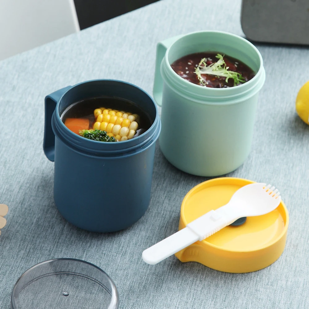 500ml Portable Breakfast Cup Multifunction Oatmeal Nut Yogurt Mug Snack Cup Microwave with Lid Spoon Creative Soup Cup
500ml Portable Breakfast Cup Multifunction Oatmeal Nut Yogurt Mug Snack Cup Microwave with Lid Spoon Creative Soup Cup