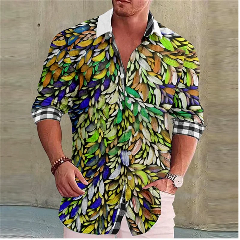 2023 New Men's Shirt Pattern Printing Flipped Red and Blue Outdoor Street Long Sleeve Clothing Fashion Street Clothing Designer
2023 New Men's Shirt Pattern Printing Flipped Red and Blue Outdoor Street Long Sleeve Clothing Fashion Street Clothing Designer