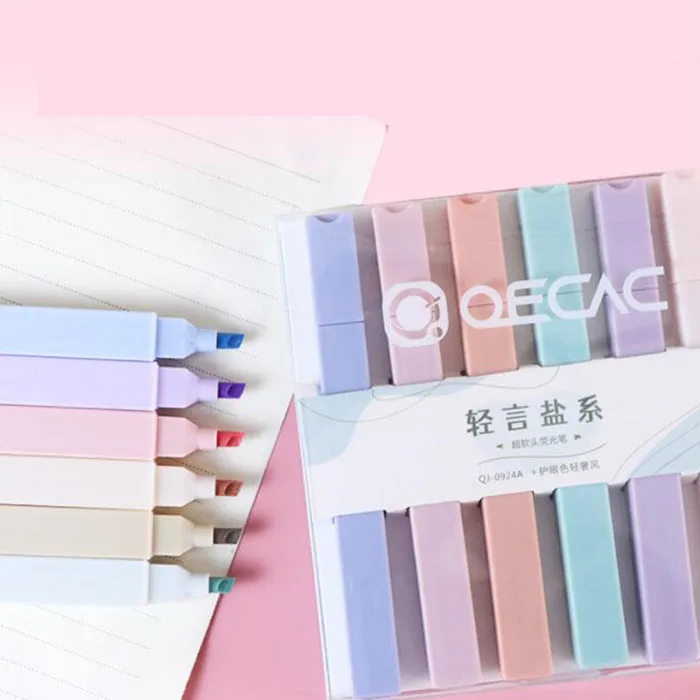 36 pcs/lot Fashion 6 colors Highlighter Set Cute Drawing Marker pens Promotional Gift Office School Supplies wholesale
36 pcs/lot Fashion 6 colors Highlighter Set Cute Drawing Marker pens Promotional Gift Office School Supplies wholesale