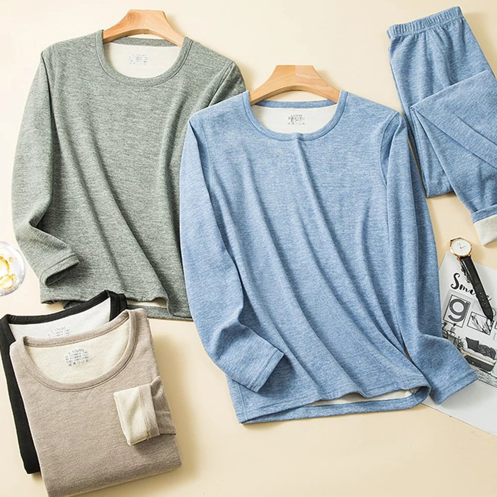 Men Thermal Underwear Set Winter Warm Long Base Wear Fleece Lined Bottom Suit 2PC Soft Loose Sleepwear Casual Homewear New
Men Thermal Underwear Set Winter Warm Long Base Wear Fleece Lined Bottom Suit 2PC Soft Loose Sleepwear Casual Homewear New