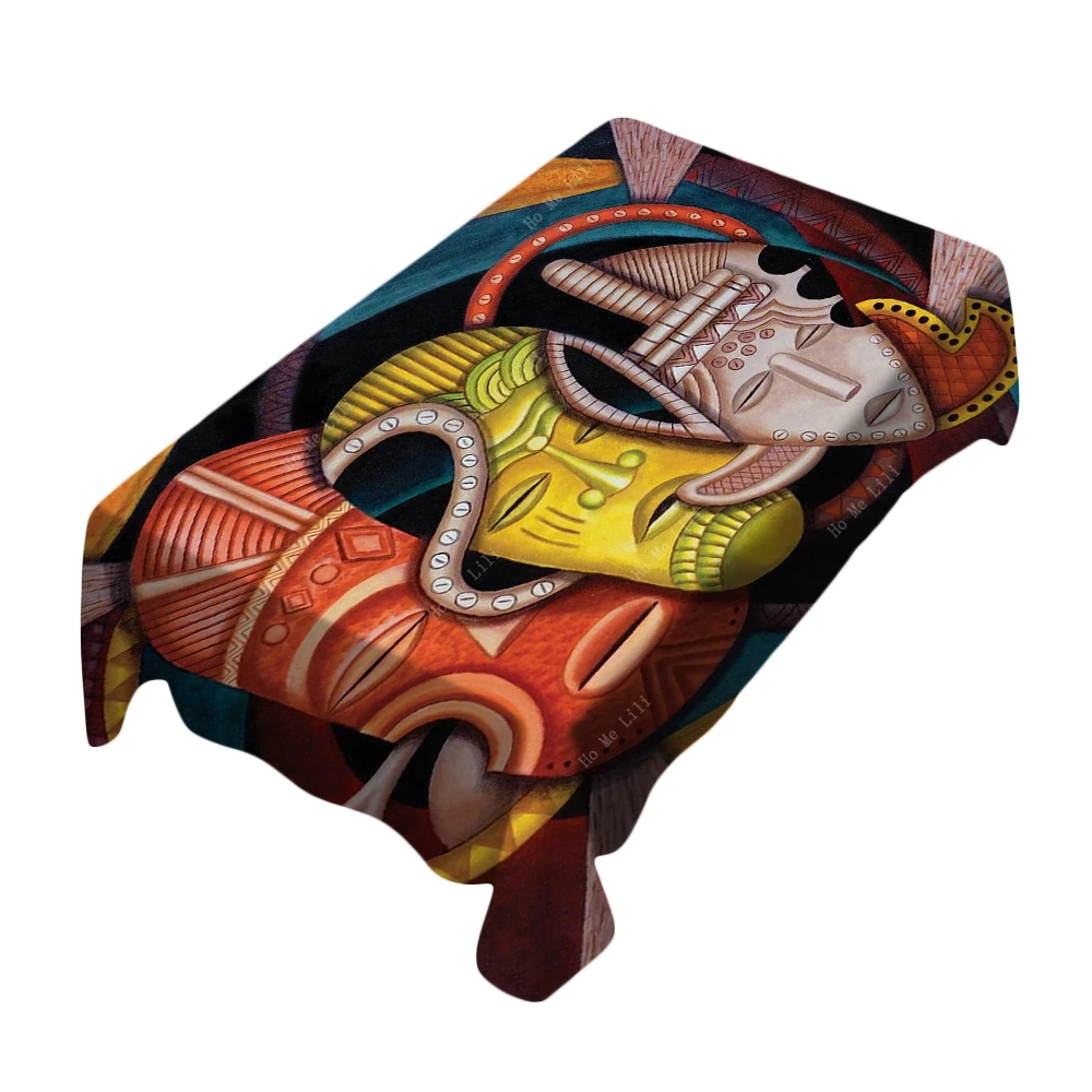 Traditional Culture Theme Three Different Colors Of Social Masks Rectangle Tablecloth By Ho Me Lili Decorate The Table
Traditional Culture Theme Three Different Colors Of Social Masks Rectangle Tablecloth By Ho Me Lili Decorate The Table