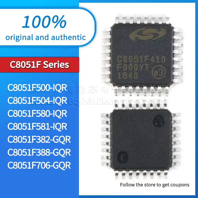C8051F382-GQR C8051F388 C8051F706 C8051F500 C8051F504 C8051F580 C8051F581-IQR original microcontroller MCU IC chip TQFP
C8051F382-GQR C8051F388 C8051F706 C8051F500 C8051F504 C8051F580 C8051F581-IQR original microcontroller MCU IC chip TQFP