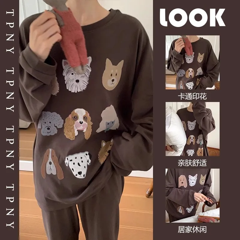 Autumn Winter De Rong Pajama Set for Women Long Sleeve Warm Cartoon Home Clothing Suit Velvet Girls Student Loungewear Tracksuit
Autumn Winter De Rong Pajama Set for Women Long Sleeve Warm Cartoon Home Clothing Suit Velvet Girls Student Loungewear Tracksuit