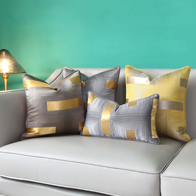 Nordic stripe pillowcase cushion living room light luxury bedroom car headrest big back pillow cover
Nordic stripe pillowcase cushion living room light luxury bedroom car headrest big back pillow cover