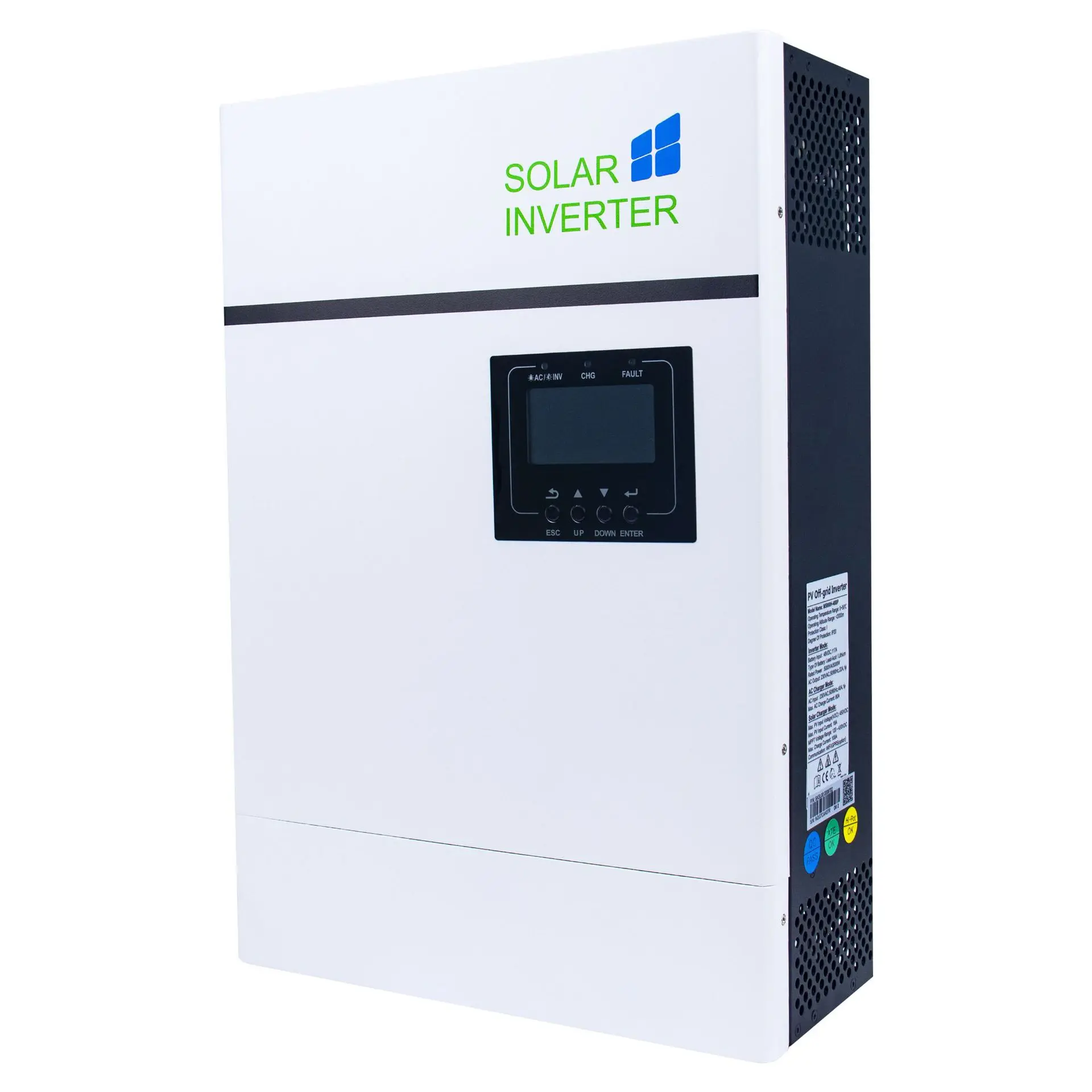 3.5-6KW 230VAC 48VDC Solar Off-grid Inverter Built-in Solar MPPT Controller Sine Wave Inverter 50/60HZ Can Work Without Battery
3.5-6KW 230VAC 48VDC Solar Off-grid Inverter Built-in Solar MPPT Controller Sine Wave Inverter 50/60HZ Can Work Without Battery