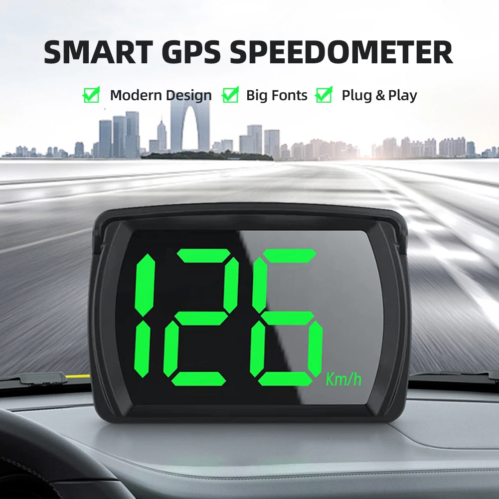 Car GPS HUD Head Up Display Digital Speedometer Speed Meter KMH/MPH for Car Truck Plug and Play Auto Part with Big Font
Car GPS HUD Head Up Display Digital Speedometer Speed Meter KMH/MPH for Car Truck Plug and Play Auto Part with Big Font