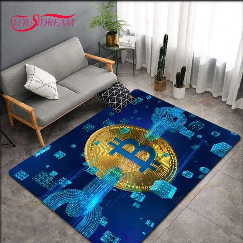 3D Bitcoin Printed Carpets Living Room Anti-Skid Area Rug Kids Bedroom Mats Yoga Mat Large Carpet Decor
3D Bitcoin Printed Carpets Living Room Anti-Skid Area Rug Kids Bedroom Mats Yoga Mat Large Carpet Decor