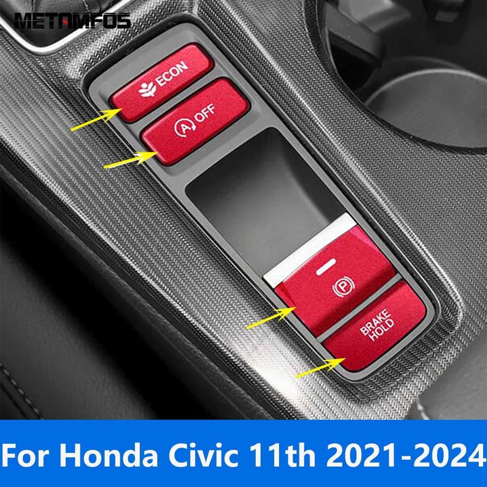 Автомобильные аксессуары для Honda Civic 11 поколения 2021-2023 2024 интерьерная лампа тормоза Авто удерживание P кнопка переключения крышка отделка
Автомобильные аксессуары для Honda Civic 11 поколения 2021-2023 2024 интерьерная лампа тормоза Авто удерживание P кнопка переключения крышка отделка
