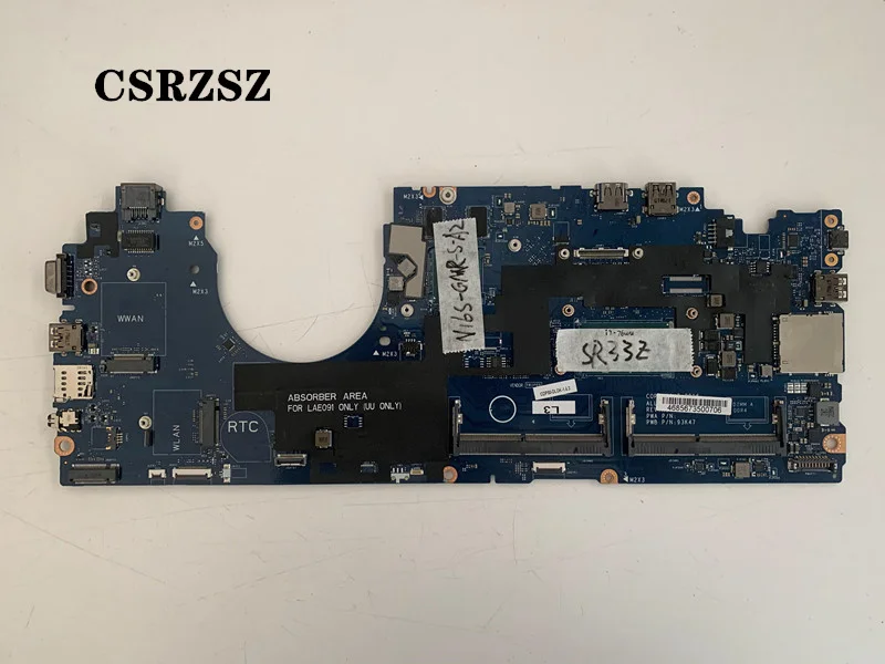 CSRZSZ For Dell Latitude 5580 Laptop motherboard LA-E092P CN-07W357 07W357 7W357 with i7-7600u Processor Fully tested
CSRZSZ For Dell Latitude 5580 Laptop motherboard LA-E092P CN-07W357 07W357 7W357 with i7-7600u Processor Fully tested