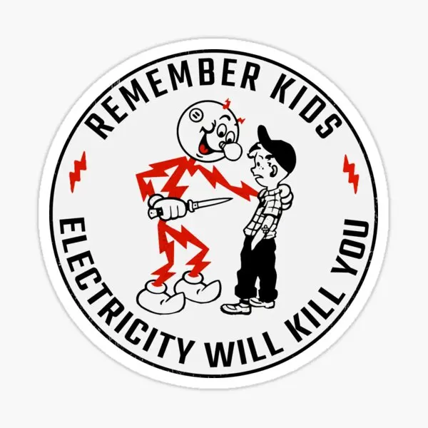 Reddy Kilowatt Electricity Will Kill Yo 5PCS Car Stickers for Print Living Room Cute Stickers Cartoon Background Wall
Reddy Kilowatt Electricity Will Kill Yo 5PCS Car Stickers for Print Living Room Cute Stickers Cartoon Background Wall